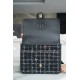 CHANEL 22K Atelier Black Tweed Backpack  