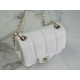 CHANEL 23C Early Spring Resort Series Flap Bag White Lambskin  