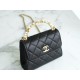 CHANEL 23B Fall/Winter New Pearl Kelly Handle Chain Bag Small  