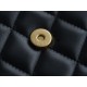 CHANEL 22B Enamel Handle Chain Bag Medium  