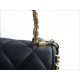 CHANEL 22B Enamel Handle Chain Bag Medium  