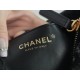 CHANEL 22K New Hobo Coarse Tweed Shoulder Bag  