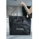 CHANEL 22P Bag Small Black & White  