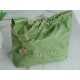 CHANEL 22P Bag Small Avocado Green Calfskin  