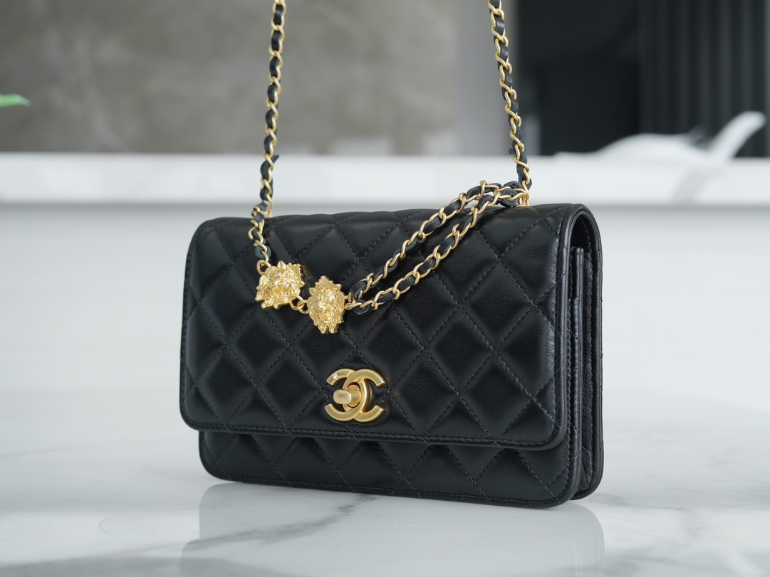 CHANEL 23A Atelier Chain Lion Bag  