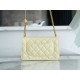 CHANEL 23S Spring/Summer New Camellia WOC Chick Yellow  