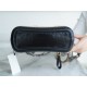 Chanel Gabrielle Classic Flap Bag Almond Black Small Calfskin  