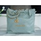 CHANEL 23C 22 Bag Small Mist Blue  