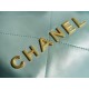 CHANEL 23C 22 Bag Medium Mist Blue  