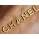 CHANEL 22 Bag Small Milk Tea Almond Gold Button  