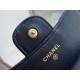 CHANEL Handle Coin Purse Black  