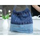 CHANEL 23A Sequin Denim Patchwork 22 Bag Medium  