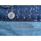 CHANEL 23A Sequin Denim Patchwork 22 Bag Medium  