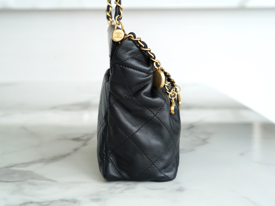 Chanel 23P Mini 22 Bag Small Lucky Bag Lambskin  