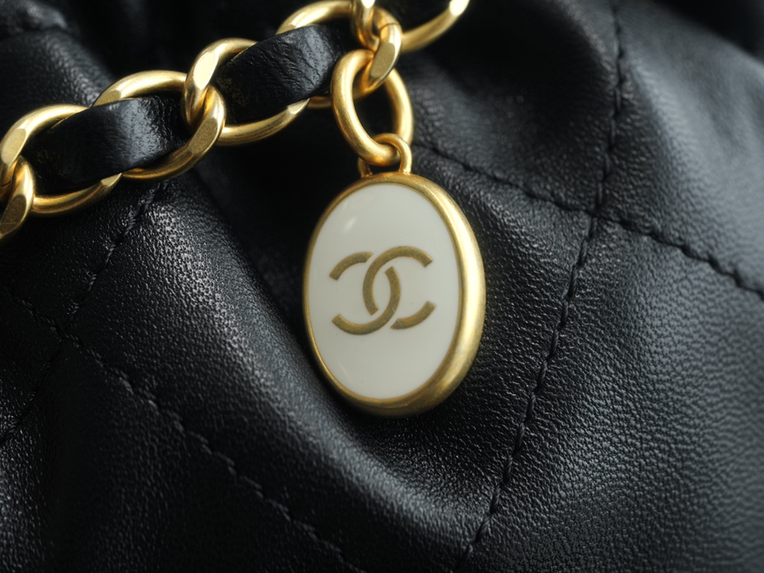 Chanel 23P Mini 22 Bag Small Lucky Bag Lambskin  