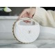 Chanel 23C Hula Hoop Clutch White  