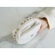 Chanel 23C Hula Hoop Clutch White  