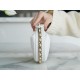 Chanel 23C Hula Hoop Clutch White  