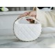 Chanel 23C Hula Hoop Clutch White  