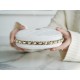 Chanel 23C Hula Hoop Clutch White  