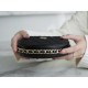 Chanel 23C Hula Hoop Clutch Black  