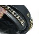 Chanel 23C Hula Hoop Clutch Black  