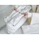 CHANEL 24C Horizontal 22 Bag White with Silver Hardware  