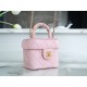 Chanel 23S Handle Cosmetic Box Bag Sakura Pink  