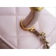 Chanel 23S Handle Cosmetic Box Bag Sakura Pink  