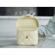 Chanel 23S Handle Cosmetic Box Bag Chick Yellow  