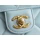 Chanel 23S Handle Cosmetic Box Bag Mist Blue  