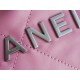 CHANEL 23S Spring/Summer New 22 Mini Bag Pink with Silver Hardware Calfskin  