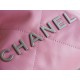 CHANEL 23S Spring/Summer New 22 Mini Bag Pink with Silver Hardware Calfskin  