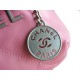 CHANEL 23S Spring/Summer New 22 Mini Bag Pink with Silver Hardware Calfskin  