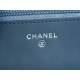 Chanel 23K Crystal Handle WOC Mist Blue Calfskin  