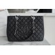 CHANEL Shopping Bag Caviar Black & Silver  