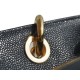 CHANEL Shopping Bag Caviar Black & Gold  