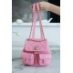 CHANEL 23P New Duma Backpack Pink Calfskin  