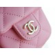 CHANEL 23P New Duma Backpack Pink Calfskin  