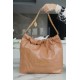 CHANEL 22 Bag Medium Milk Tea Leather  