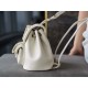 CHANEL 22C Duma Backpack Milkshake White Waxed Calfskin  