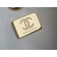 CHANEL 22C Duma Backpack Milkshake White Waxed Calfskin  