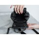 CHANEL 21/22 Duma Backpack Black Waxed Calfskin  