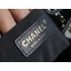 CHANEL 21/22 Duma Backpack Black Waxed Calfskin  