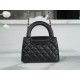 CHANEL 23K Kelly Handle Bag Large Black  