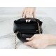 CHANEL 23K Kelly Handle Bag Large Black  