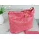 CHANEL 23C 22 Bag Medium Coral Pink Leather  