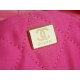 CHANEL 23C 22 Bag Medium Coral Pink Leather  