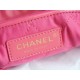 CHANEL 23C 22 Bag Medium Coral Pink Leather  