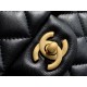 CHANEL 2021 Spring/Summer New CF Mini Black Lambskin  